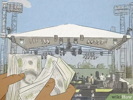 Организация концертов Шаг 1