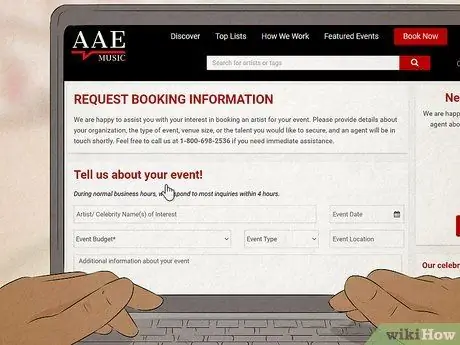 Организация концертов Шаг 4