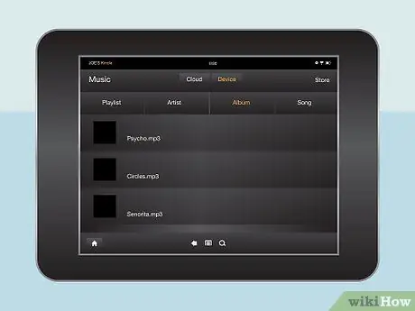 Получите музыку на Kindle Шаг 20