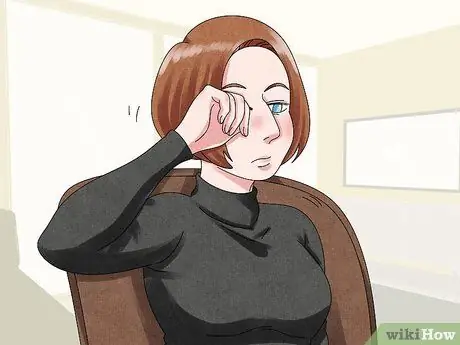 Выглядеть сонно, шаг 2