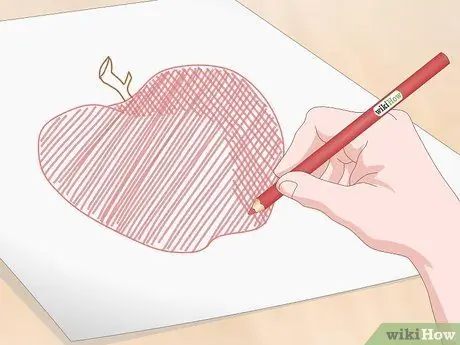 Рисуем цветными карандашами Шаг 5