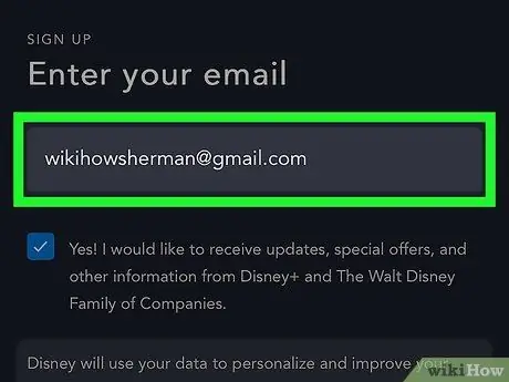 Зарегистрируйтесь в Disney Plus Step 3