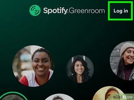 Используйте Spotify Greenroom, шаг 2