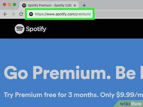 Получите Spotify Premium Шаг 1