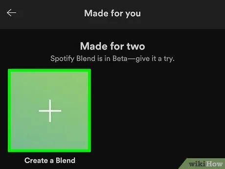 Создайте смесь Spotify, шаг 2