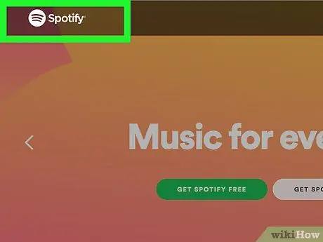 Измените свой пароль Spotify, шаг 1