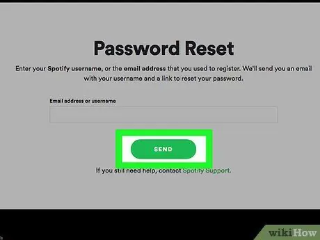 Измените свой пароль Spotify Шаг 14