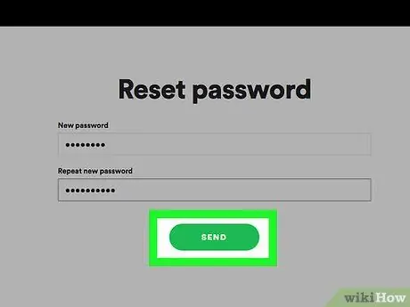 Измените свой пароль Spotify Шаг 19