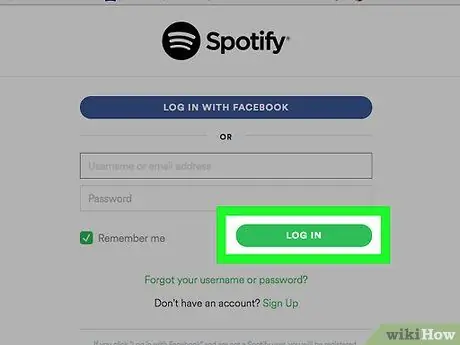 Измените свой пароль Spotify Шаг 4