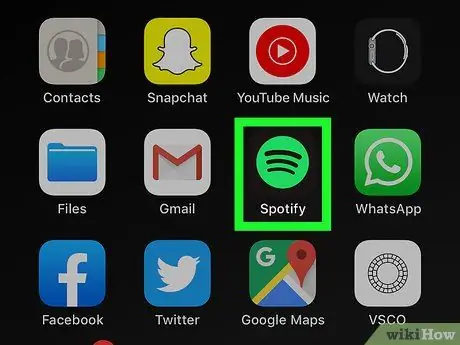 Отключить перемешивание в Spotify на iPhone или iPad Шаг 1