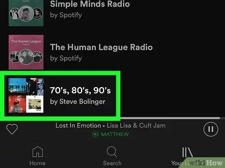 Отключить случайный выбор в Spotify на iPhone или iPad Шаг 3