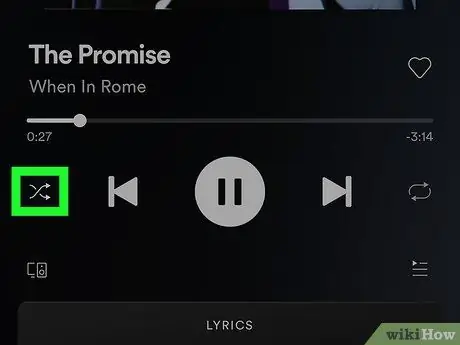 Отключите перемешивание в Spotify на iPhone или iPad. Шаг 6