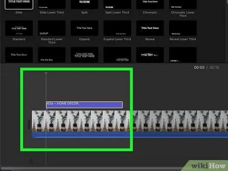 Добавление субтитров к видео в iMovie, шаг 5