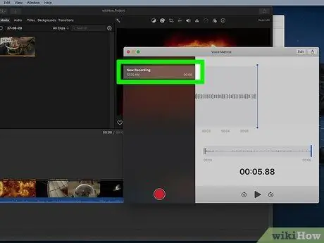 Импорт голосовых заметок в iMovie Шаг 10