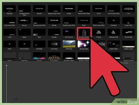 Создайте кредиты в iMovie, шаг 3