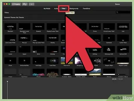 Создание кредитов в iMovie Шаг 8