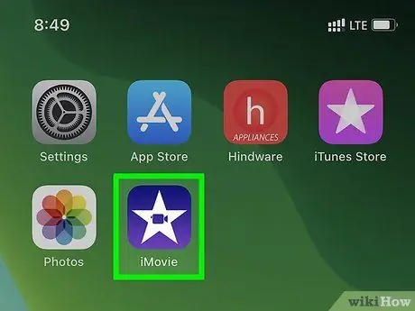 Вырезайте музыку в iMovie на iPhone или iPad Шаг 1