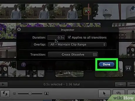 Добавление эффектов в iMovie Шаг 8