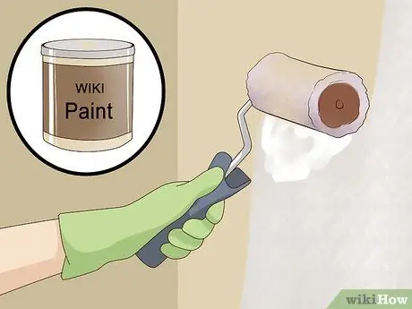 Ремонт дыр в гипсокартоне с помощью Spackle Step 14
