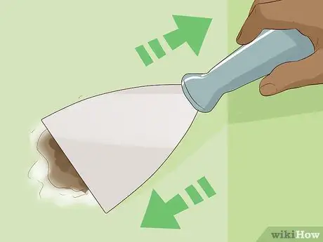 Ремонт дыр в гипсокартоне с помощью шпаклевки Шаг 4