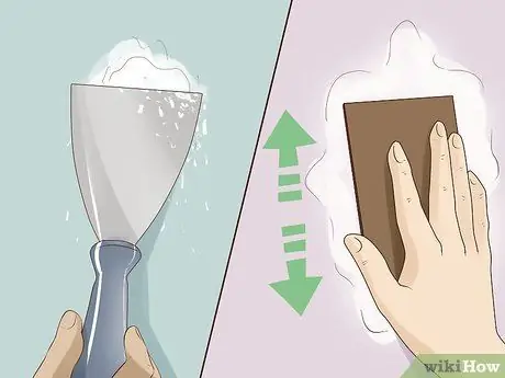 Ремонт дыр в гипсокартоне с помощью шпаклевки Шаг 9