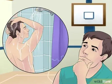 Примите душ в спортзале, шаг 2