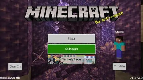 Включите преобразование текста в речь в minecraft, шаг 7