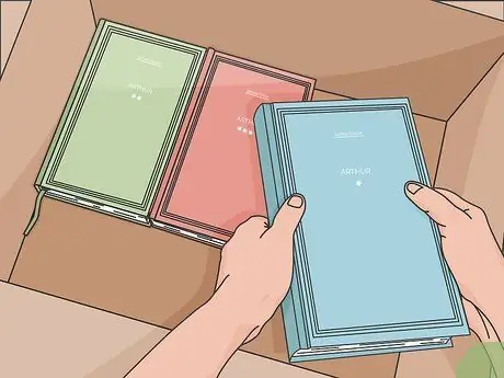 Организуйте книжную полку Шаг 1