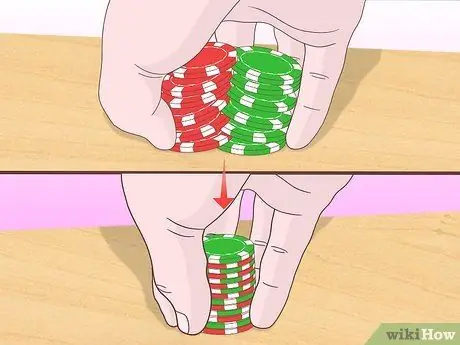 Shuffle Poker Chips Шаг 12