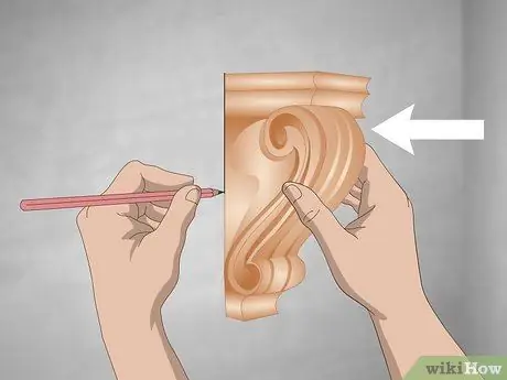 Повесьте кронштейны, шаг 1