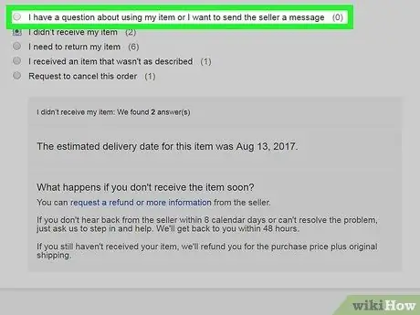 Свяжитесь с продавцом на eBay Шаг 10 Свяжитесь с продавцом на eBay Шаг 10