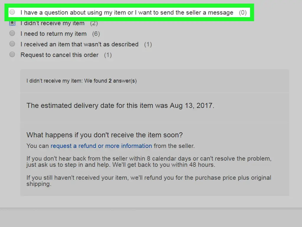 Как связаться с продавцом на eBay (до и после покупки)