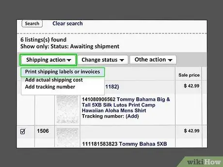Объедините заказы для доставки на eBay Шаг 5 Объедините заказы для доставки на eBay Шаг 5