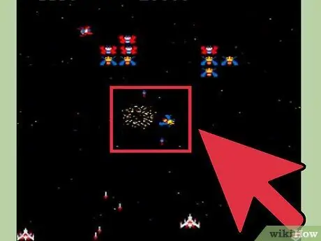 Играйте в Galaga как профессионал Шаг 2