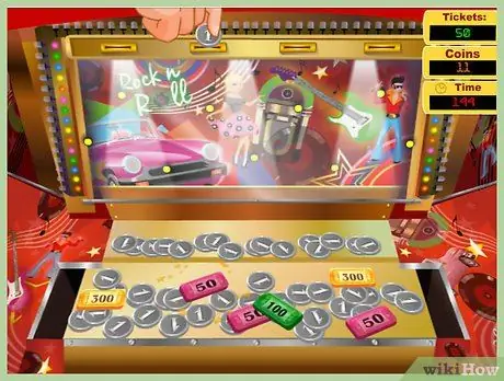 Выиграйте в аркаде Penny Pushers, шаг 4