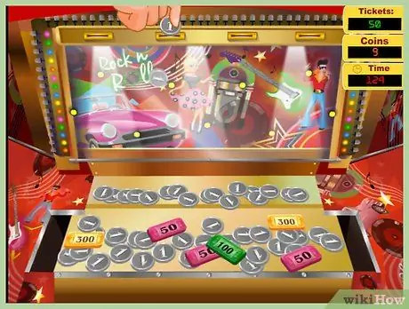 Выиграйте в аркаде Penny Pushers, шаг 5