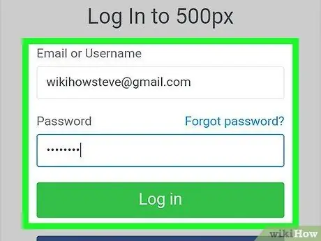 Продажа фотографий на 500px на Android Шаг 4