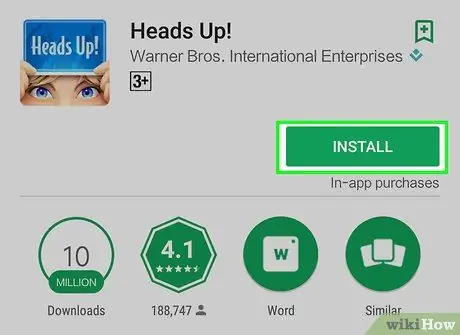 Играть в Heads Up! Шаг 3