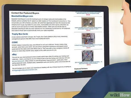 Продать бейсбольные карточки Шаг 9
