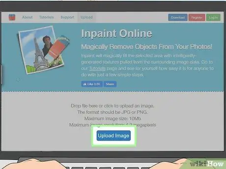 Удаление текста с изображения в Интернете Шаг 14