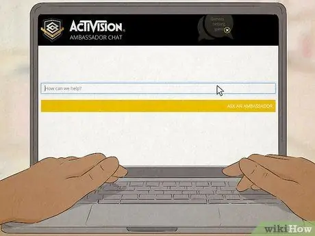 Обратитесь в Activision Шаг 2