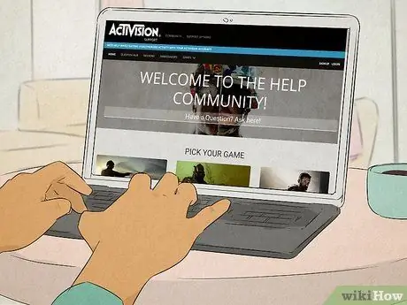 Обратитесь в Activision Шаг 3