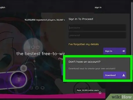 Играйте в osu! Шаг 1