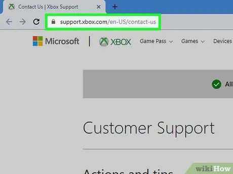 Связаться с Xbox Live Шаг 1