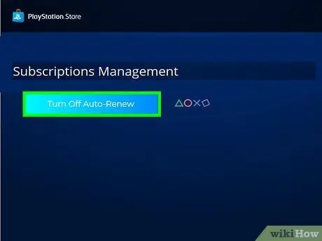 Отменить PlayStation Network Шаг 3