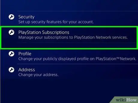 Отменить PlayStation Network Шаг 7