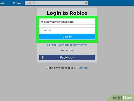 Вернуть взломанную учетную запись ROBLOX Шаг 1