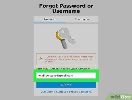 Вернуть взломанную учетную запись ROBLOX Шаг 3