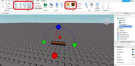Создание модели в Roblox Studio Шаг 4