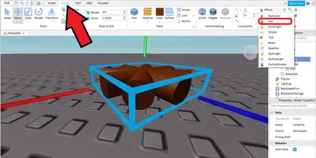 Создание модели в Roblox Studio Шаг 7
